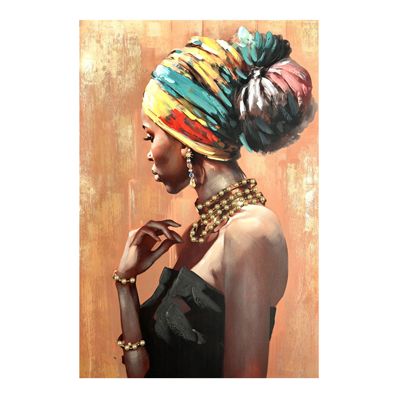 Art muri me kanavacë African 3D Inart 80x3x120cm