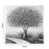 Pikturë në kanavacë Forestree I 3D Inart 100x3x100cm