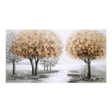 Art muri me kanavacë Forest I 3D Inart 120x3x60cm
