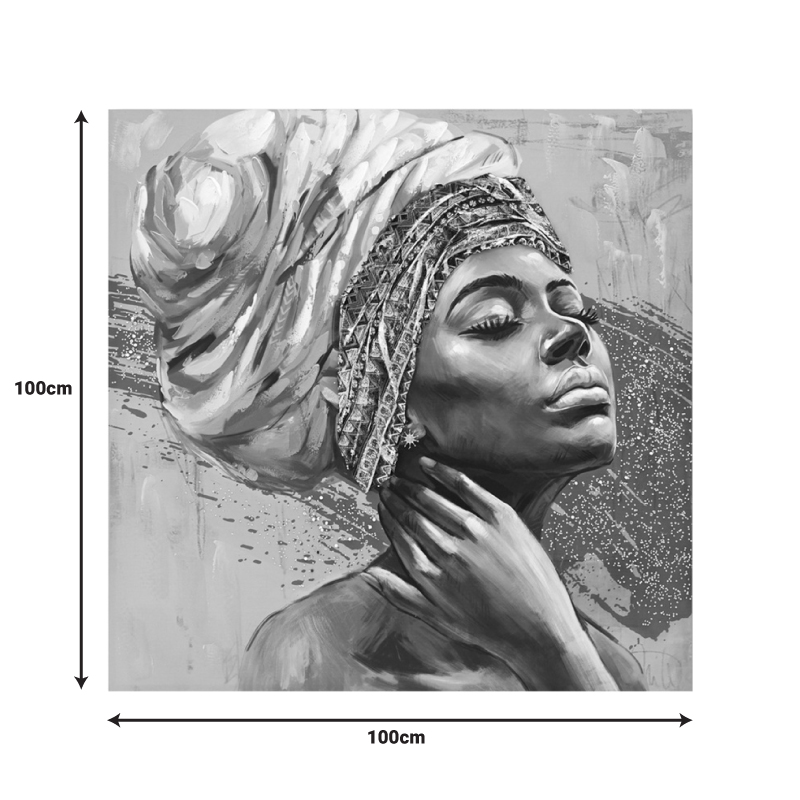 Pikturë në kanavacë Africana 3D Inart 100x3x100cm