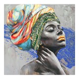 Pikturë në kanavacë Africana 3D Inart 100x3x100cm