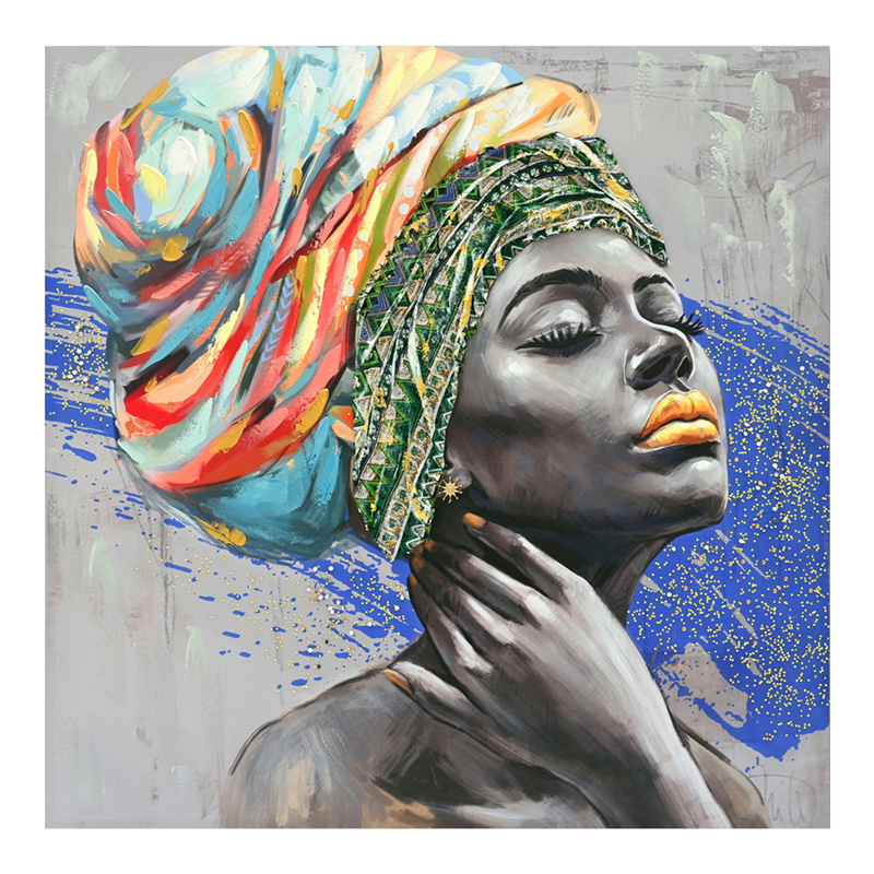 Pikturë në kanavacë Africana 3D Inart 100x3x100cm