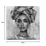 Pikturë kanavacë Turban 3D Inart 80x3x80cm