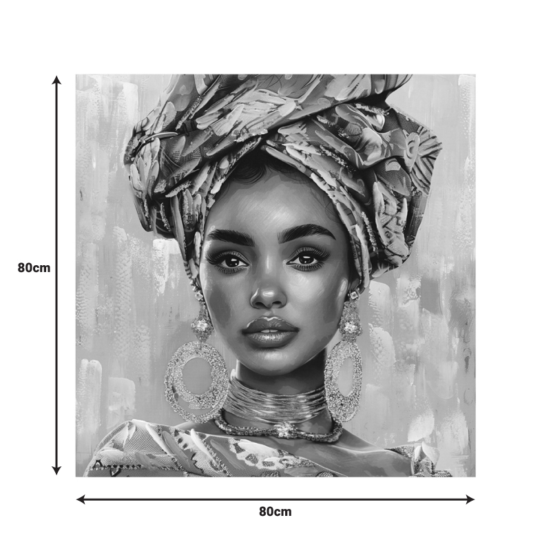 Pikturë kanavacë Turban 3D Inart 80x3x80cm