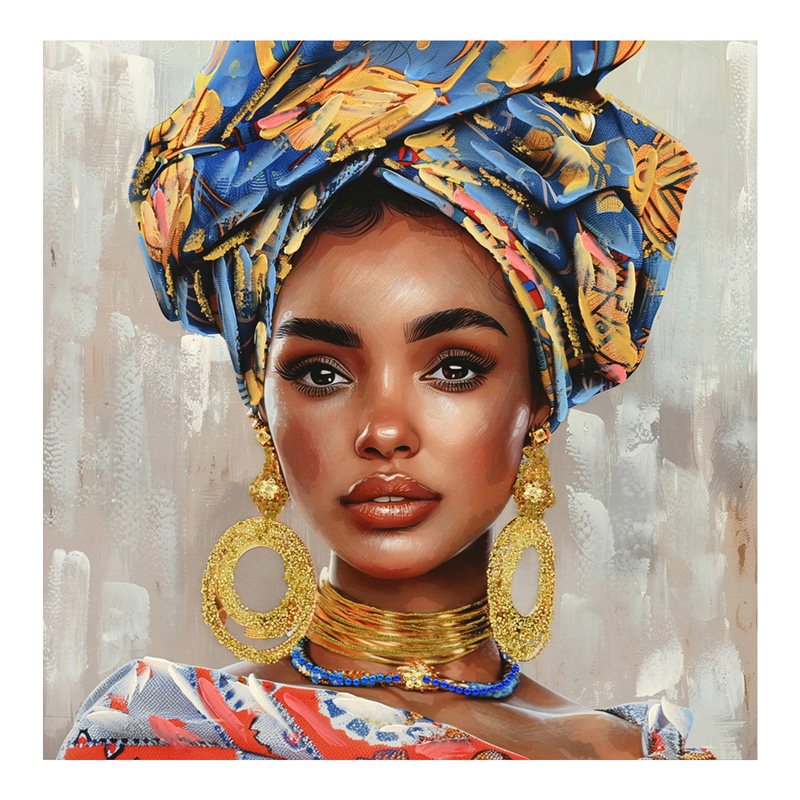 Pikturë kanavacë Turban 3D Inart 80x3x80cm