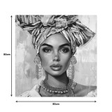 Pikturë në kanavacë Turban Ι 3D Inart 80x3x80cm