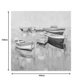 Pikturë në kanavacë Boatty Ι Inart 100x3x100cm