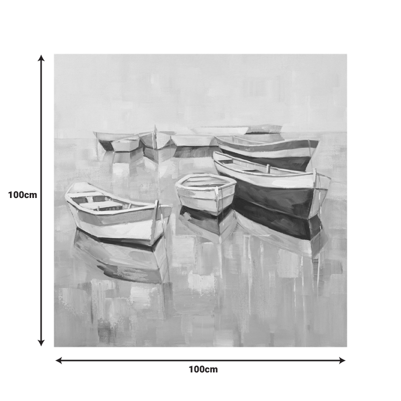 Pikturë në kanavacë Boatty Ι Inart 100x3x100cm