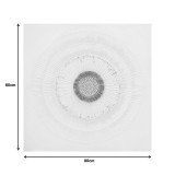 Pikturë në kanavacë Circled 3D Inart 80x3x80cm