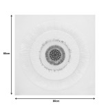Pikturë në kanavacë Circled I 3D Inart 80x3x80cm