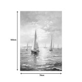 Pikturë kanavacë Sailsy I Inart 70x3x100cm