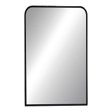 Pasqyrë Classy pakoworld alumini i zi 50x2.5x80cm