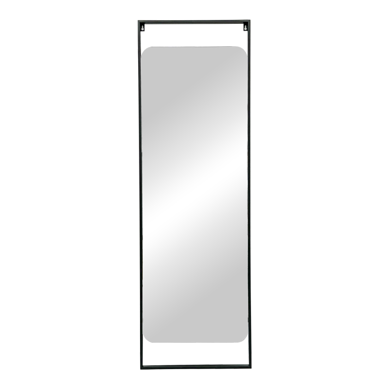 Pasqyrë Piza pakoworld hekur i zi xham 45x2x140cm