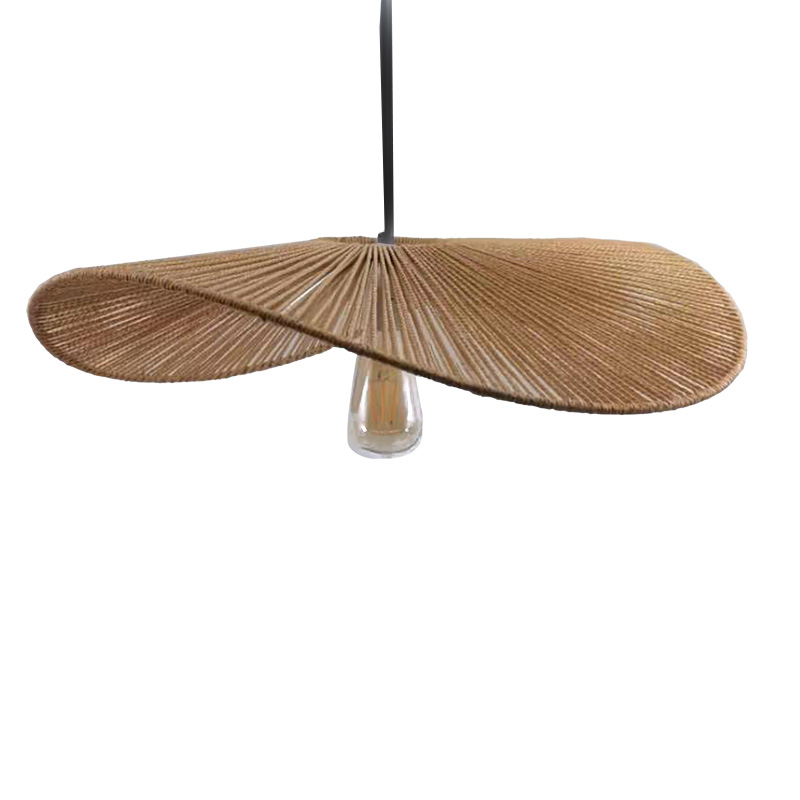Dritë tavani Haris Inart E27 litar në ngjyrë kafe D60x12.5cm