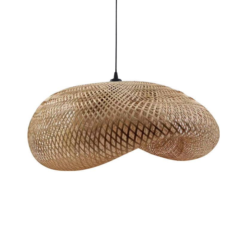 Ndriçues tavani Lighty Inart E27 bambu natyrale D42χ13cm