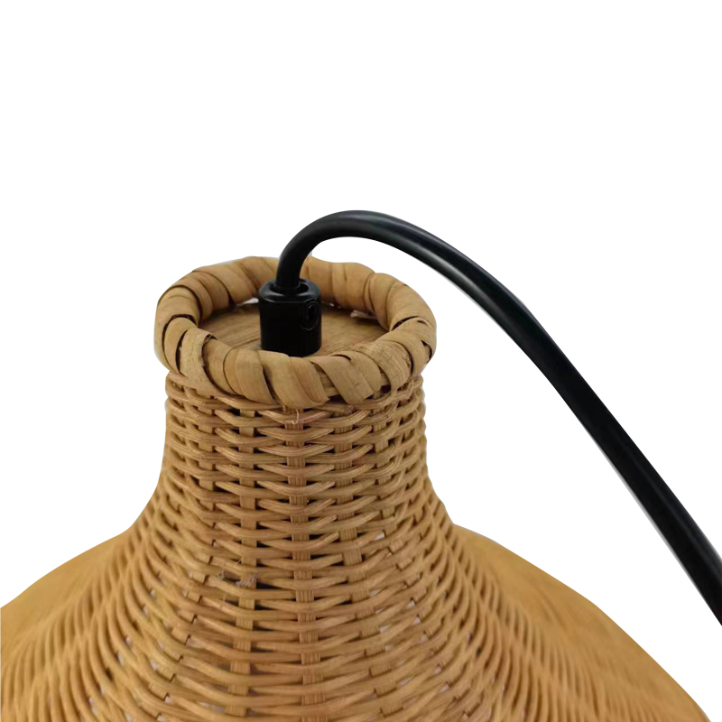 Ndriçues tavani Axien Inart E27 bambu në ngjyrë natyrale D42χ48cm