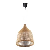 Ndriçues tavani Axien Inart E27 bambu në ngjyrë natyrale D42χ48cm