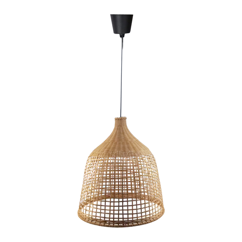 Ndriçues tavani Axien Inart E27 bambu në ngjyrë natyrale D42χ48cm