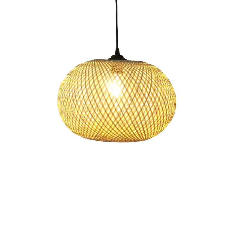 Ndriçues tavani Universe Inart E27 bambu natyrale D38χ31cm