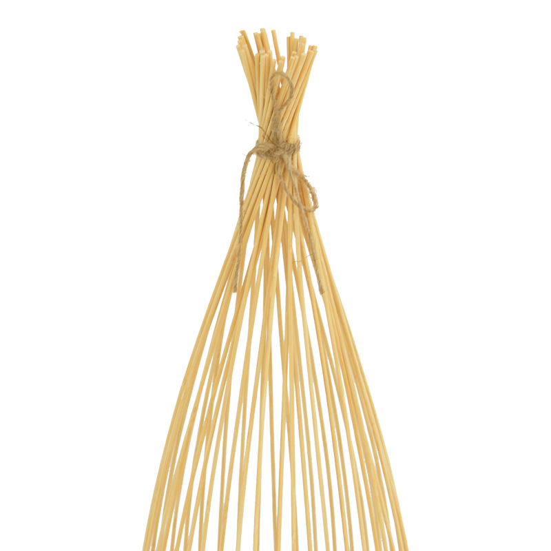 Llamba dyshemeje Florance Inart E27 bambu në ngjyrë natyrale D28x100cm