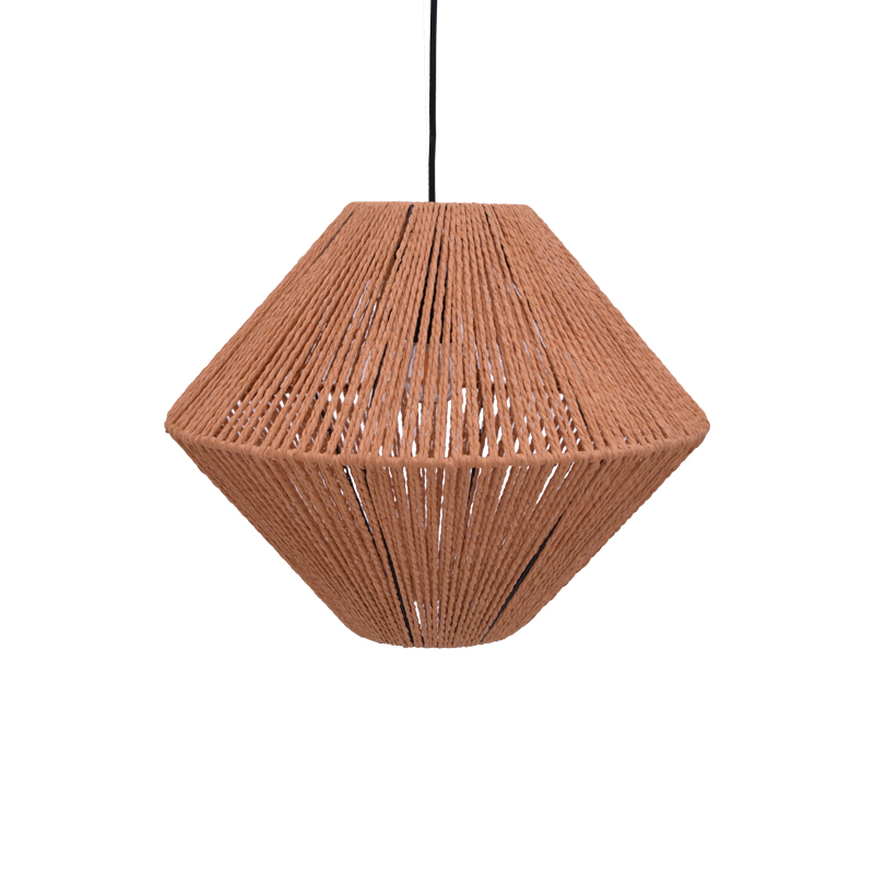 Llambë tavani Palmo Inart E27 litar në ngjyrë natyrale D40x32cm