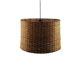 Llamba tavani Siwel Inart E27 bambu në ngjyrë kafe D40χ27cm