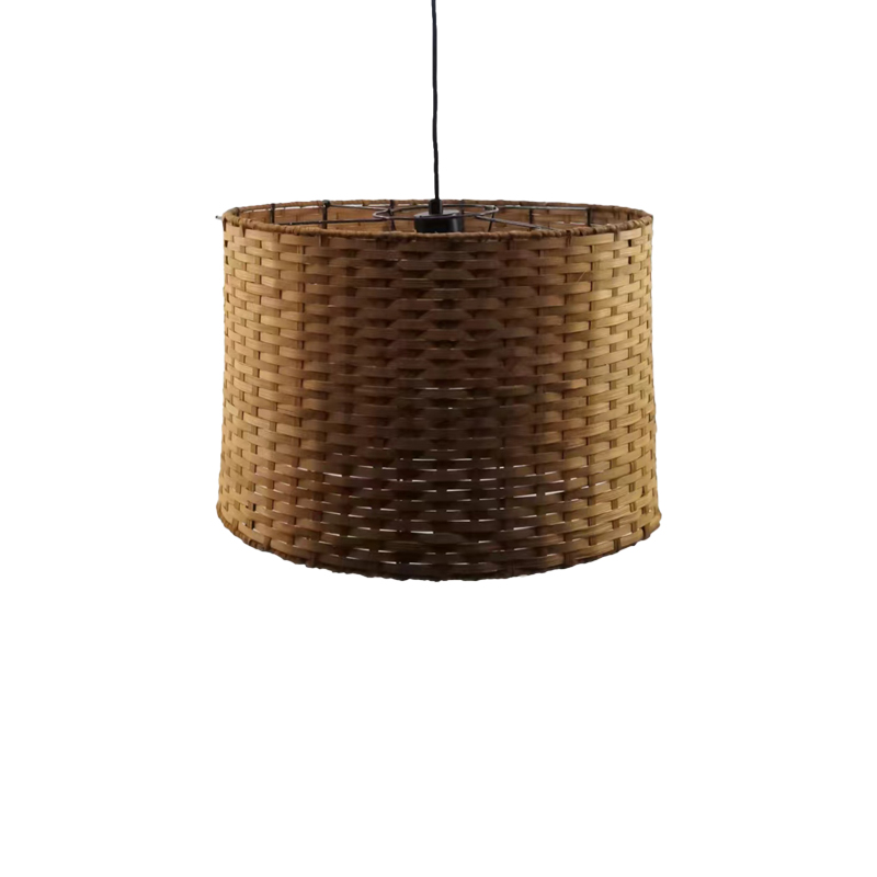 Llamba tavani Siwel Inart E27 bambu në ngjyrë kafe D40χ27cm
