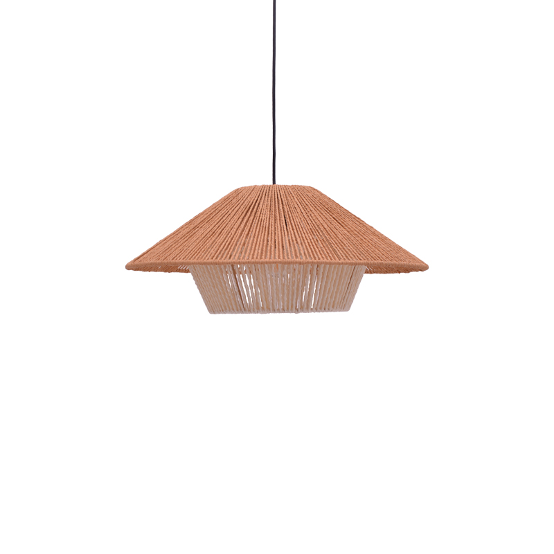 Llamba tavani Jarpie Inart E27 litar në ngjyrë natyrale D49.5χ20cm