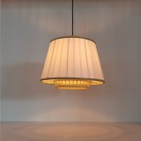 Ndriçues tavani Certy Inart E27 bambu në ngjyrë natyrale D50χ33cm
