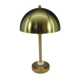 Llambë tavoline Lustrous Inart E27 metal i artë D25x42cm
