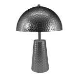 Llamba tavoline Ambient Inart E27 metal argjendi D30x44cm