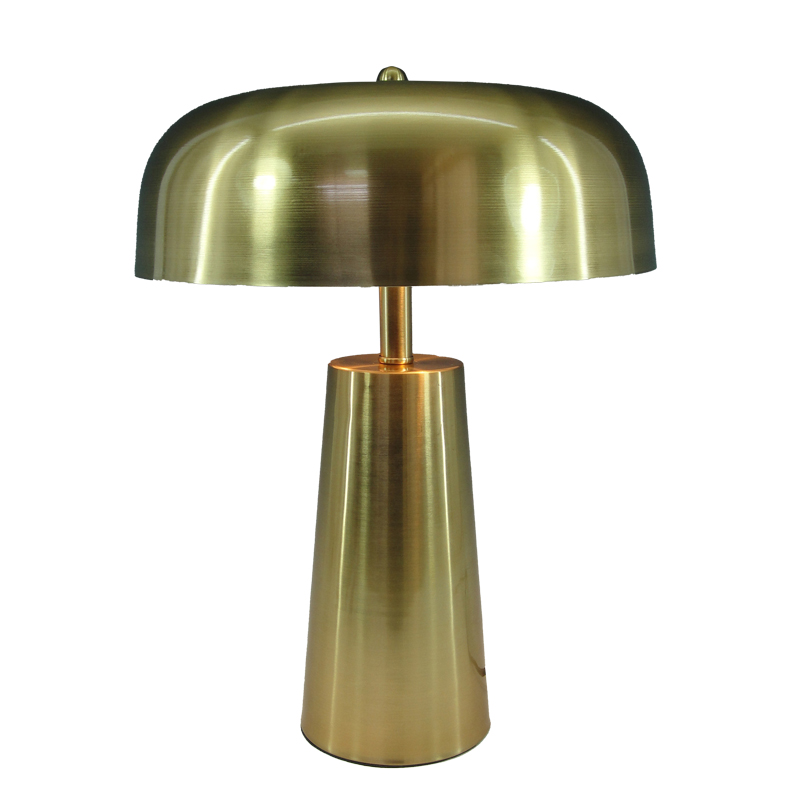 Llambë tavoline Luminary Inart E27 metal i artë D30x40cm