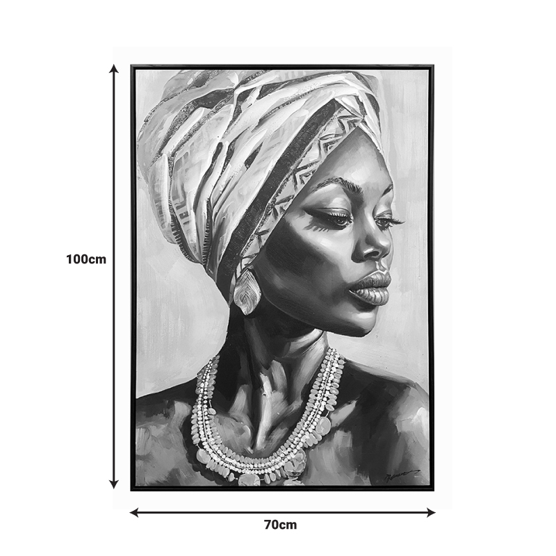 Pikturë në kanavacë Zaira Inart me kornizë 70x3.5x100cm