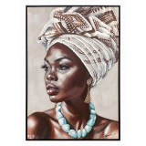 Pikturë në kanavacë Zaira Ι Inart me kornizë 70x3.5x100cm