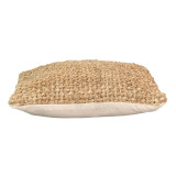 Jastëk Petron Inart jute natyrale 45x45x12.5cm