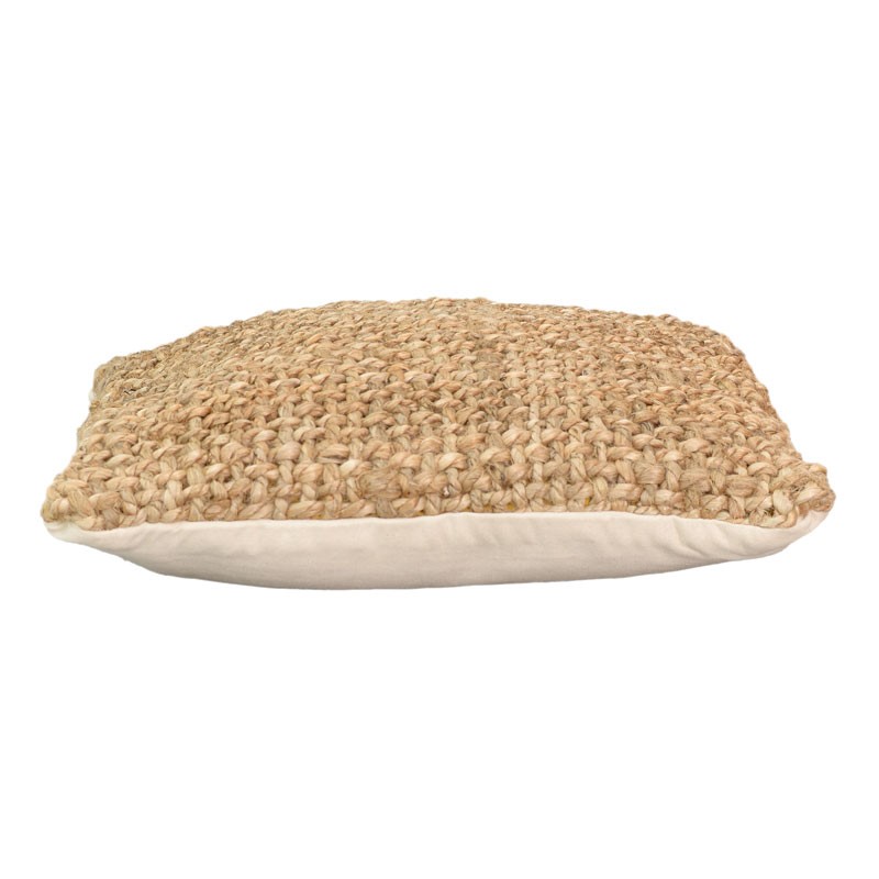 Jastëk Petron Inart jute natyrale 45x45x12.5cm