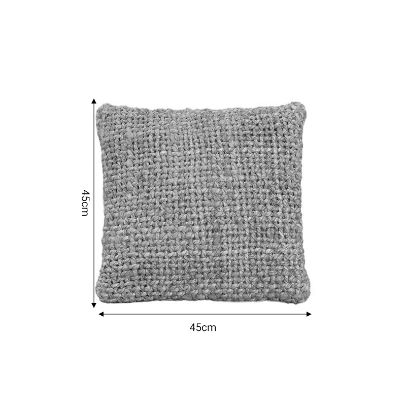 Jastëk Petron Inart jute natyrale 45x45x12.5cm