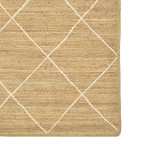 Tapet Strike Inart bezhë-ekru jute 120x180x1cm
