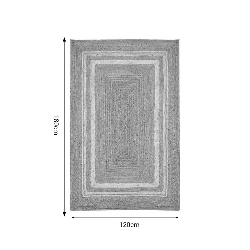 Tapet Mazir Inart beixh-ekru jute 120x180x1cm