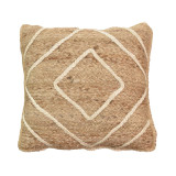Jastëk Teddiens Inart natyral 100% jute 45x45x2.5cm