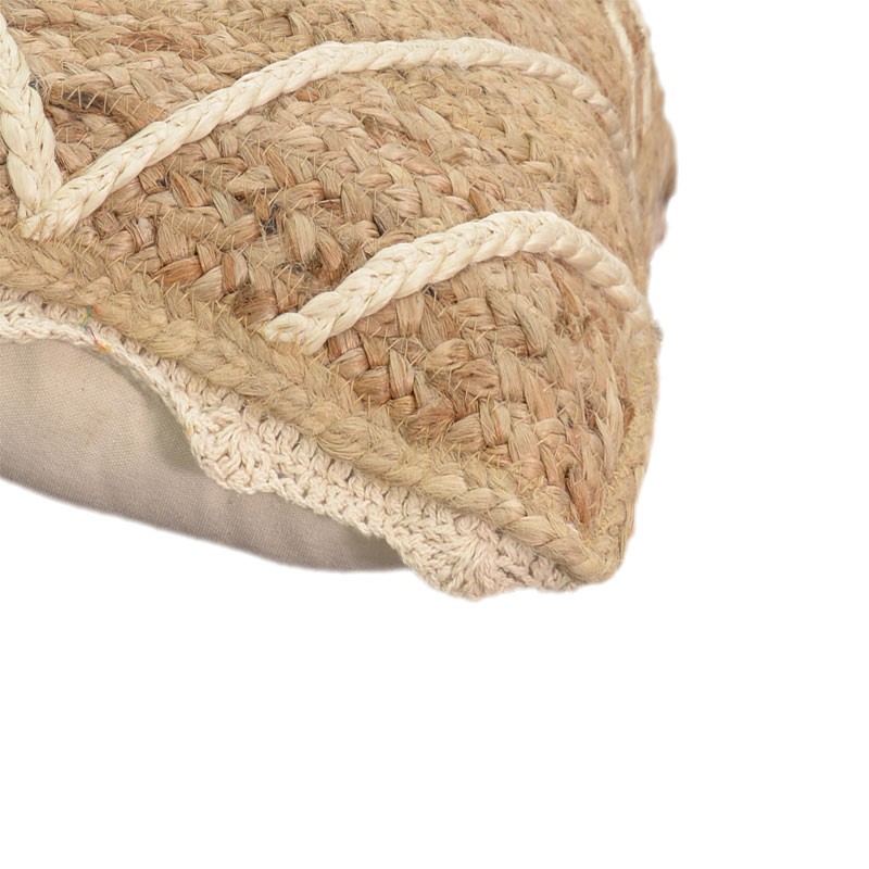 Jastëk Teddiens Inart natyral 100% jute 45x45x2.5cm