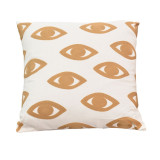 Jastëk Eyes Inart natyral-bardhë 60x60x2.5cm