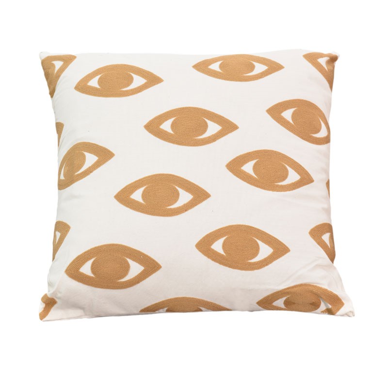 Jastëk Eyes Inart natyral-bardhë 60x60x2.5cm