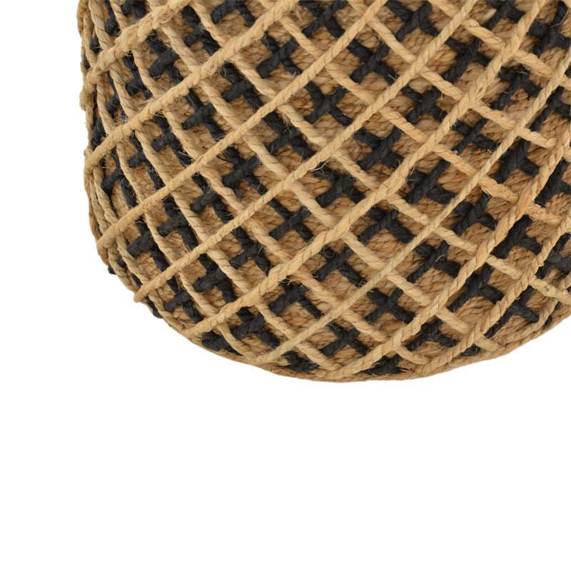 Stol Nelly Inart natyral 100% jute 40x40x40cm