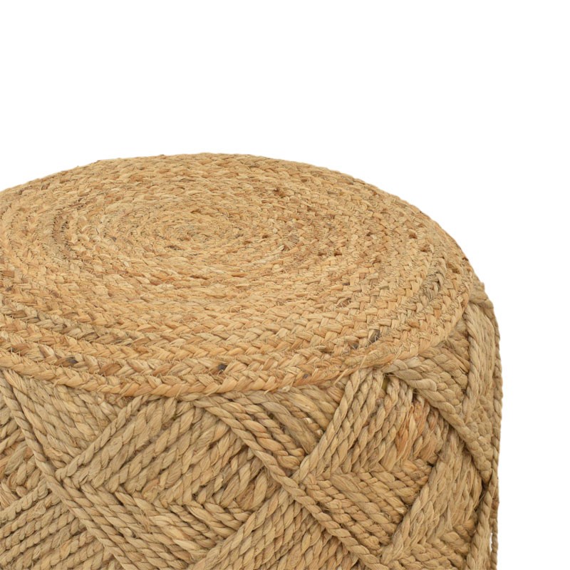 Stol Vladir Inart natyral 100% jute 40x40x40cm