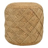 Stol Vladir Inart natyral 100% jute 40x40x40cm