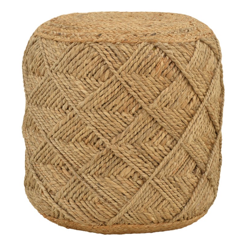 Stol Vladir Inart natyral 100% jute 40x40x40cm