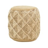 Stol Yton Inart beix 100% jute 40x40x40cm