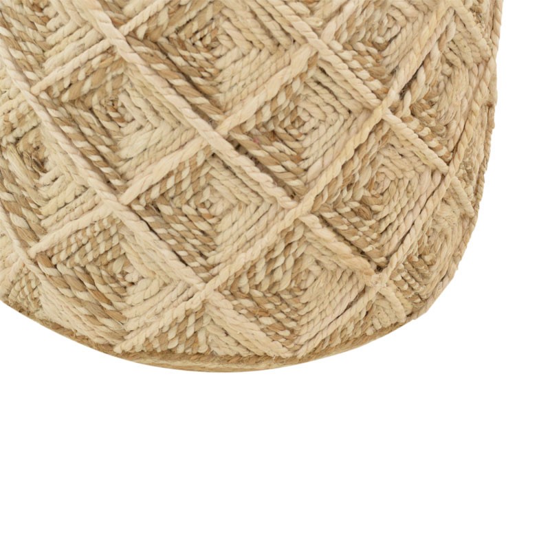 Stol Yton Inart beix 100% jute 40x40x40cm