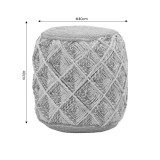 Stol Yton Inart beix 100% jute 40x40x40cm